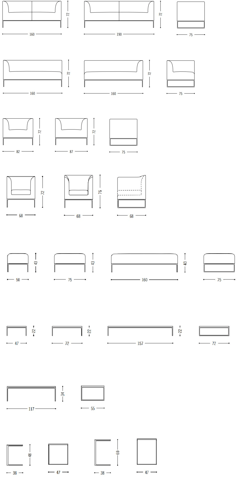 COR Мягкий кожаный диван в современном стиле Mell sun-id-1397512 - Вид №5