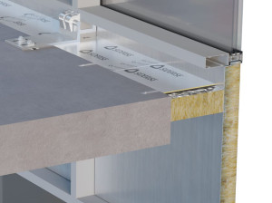 Гибкая акустическая мембрана для ограничения шума в навесных стенах