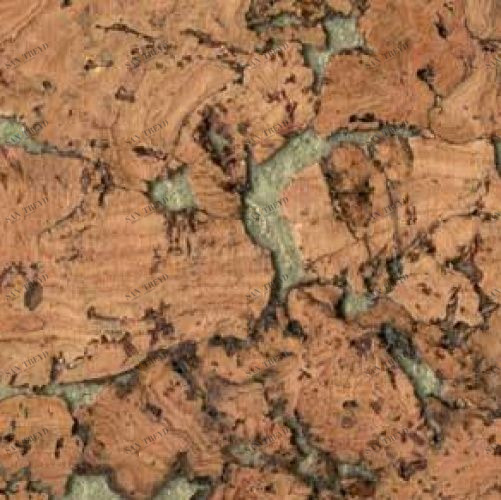 Пробка Corksribas Decork Condor Pea Green (Гладкая) 600х300 мм 1701400133