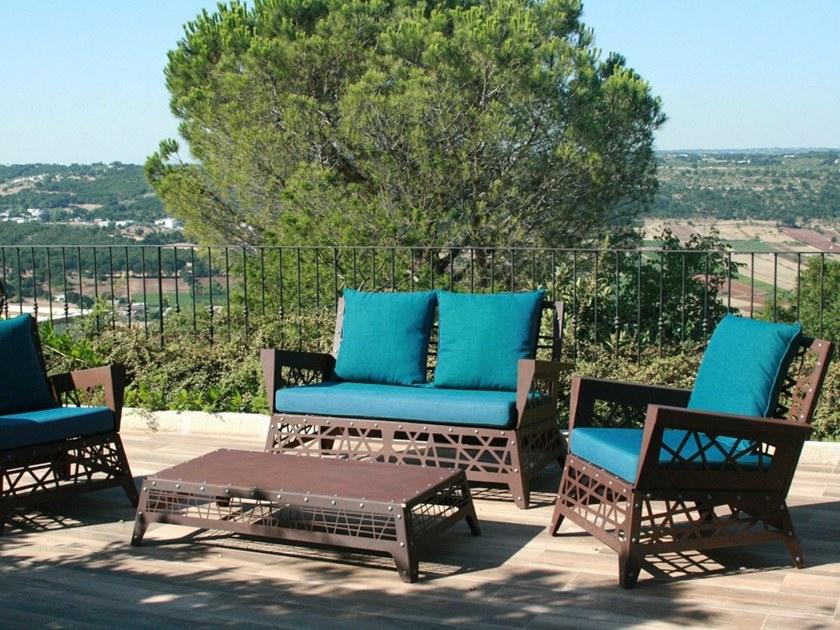 TrackDesign Садовое кресло Corten ™ с подлокотниками Mikado Dp0201000 - Вид №2