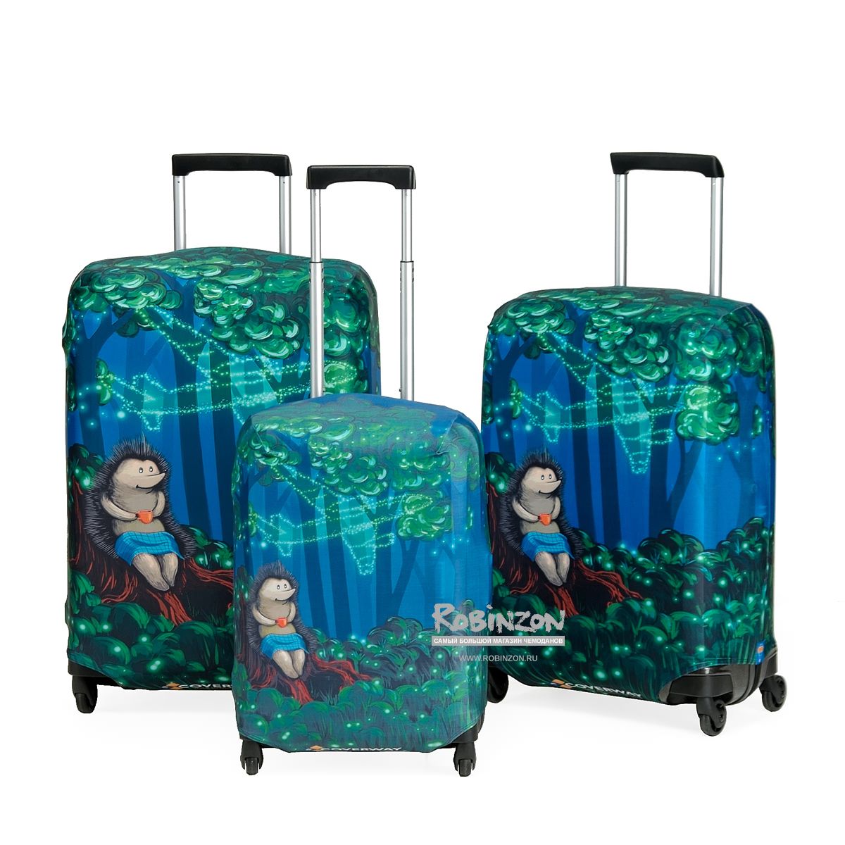 SP240 Sparky-M/L Чехол для чемодана средний Sparky M/L Routemark SP240  - Вид №3