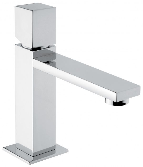 26003CR Смеситель Gea с донным клапаном "click-clack" для раковины. Без рычага, цвет хром EMMEVI