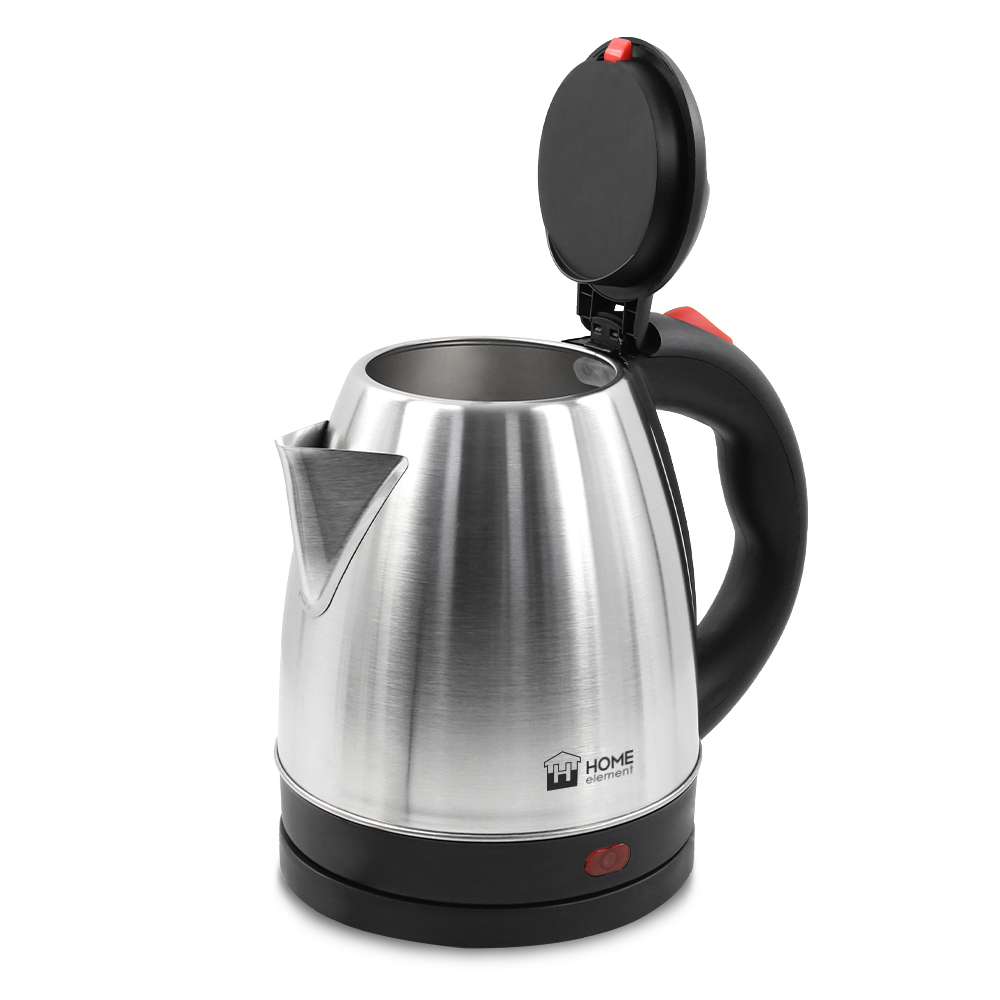 9091557 Электрочайник HOME ELEMENT HE-KT166 красный рубин серебристый STDN-0077912 - Вид №5