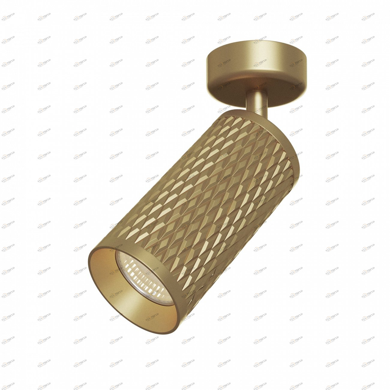 Спот потолочный поворотный с алюминиевым плафоном 19,5 см золотой Alfa C034CL-01G TECHNICAL CEILING & WALL 00-3956962 Золото 