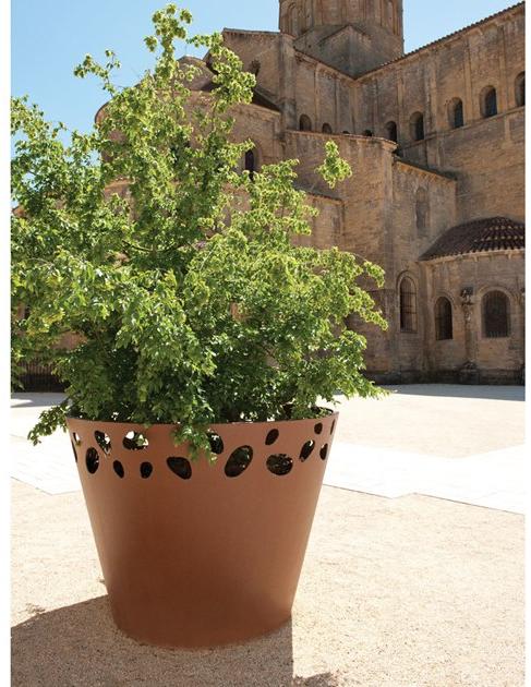 CYRIA Круглая сеялка для общественных мест из стали Corten ™ Green palacio sun-id-1416223 - Вид №3