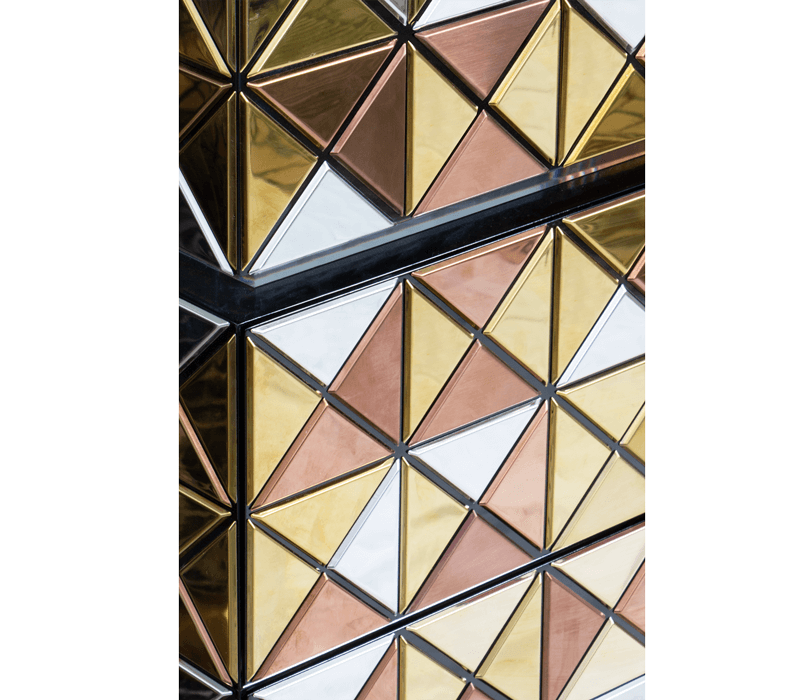 0-298 Пиксельный шкаф на ножках из анодированного золота Boca Do Lobo  - Вид №9