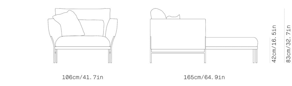 Мягкая ткань Dormeuse Omelette Editions Majestic ARCH-00006205 - Вид №2