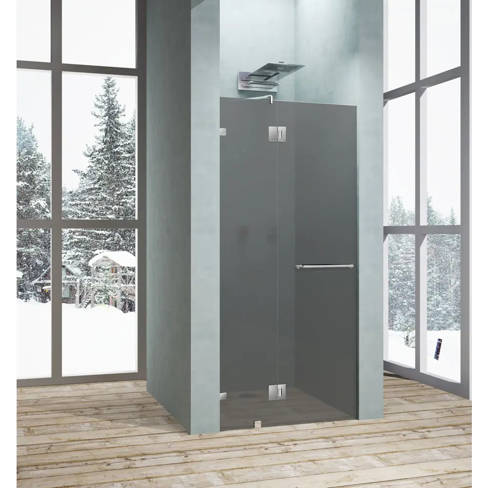 Душевая дверь «Классика» распашная тонированная 195x53 см 82301583 STLM-2159451 Santreyd Без серии - Вид №1