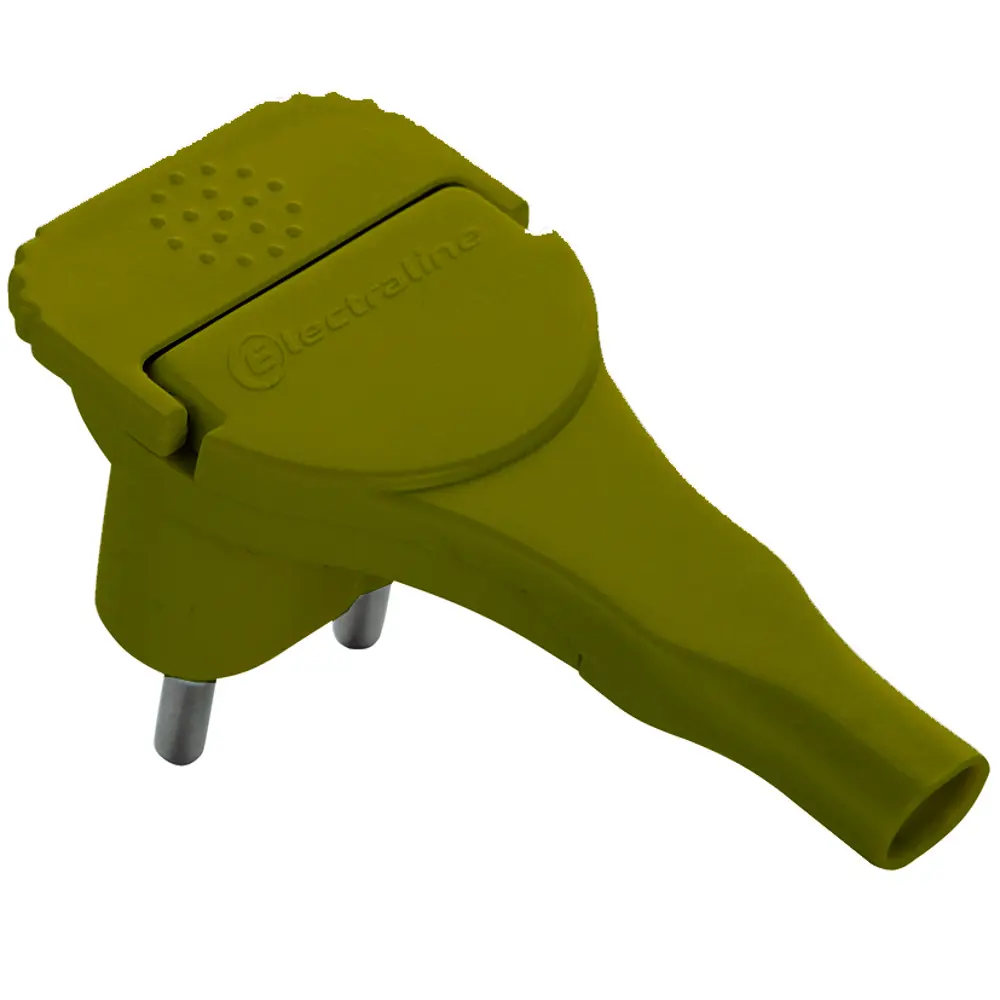 Угловая вилка Electraline золотая для скрытого монтажа 89336197 STLM-1578600