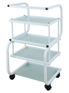 10378 Столик косметолога (металл/стекло) Н01 TMprofi