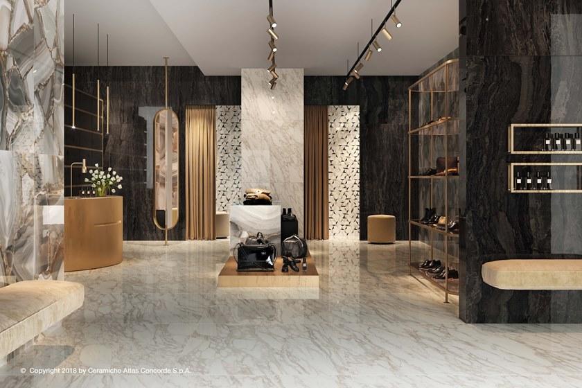 Atlas Concorde Пол из керамогранита с эффектом мрамора Marvel edge sun-id-1356266 - Вид №16