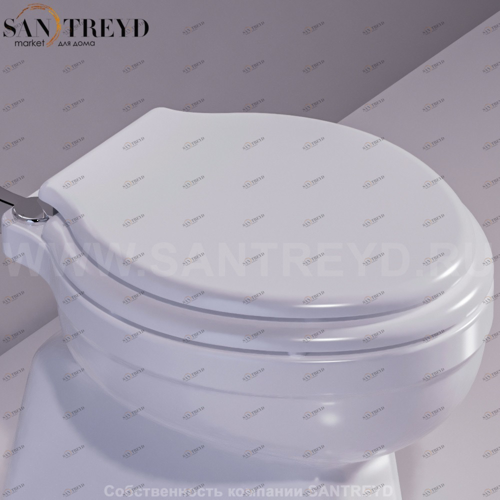 LO006D03BIANCOCR Крышка сиденье для унитаза Simas Londra