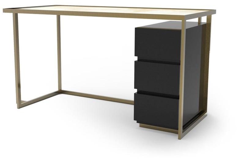 MARIONI Прямоугольный стол с ящиками Gary 02865 - Вид №1