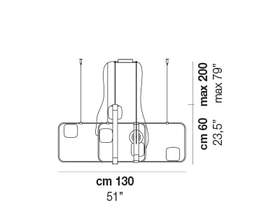 Металлический подвесной светильник Vetreria Vistosi Groove ARCH-00025114 - Вид №7
