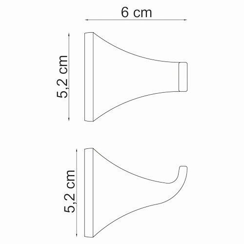 K-2523 Wern Крючок WasserKRAFT Wern K-2500  - Вид №2