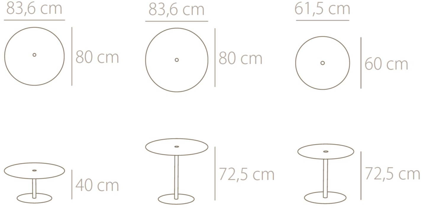 Punt Круглый деревянный стол на контракт sun-id-1507302 - Вид №7