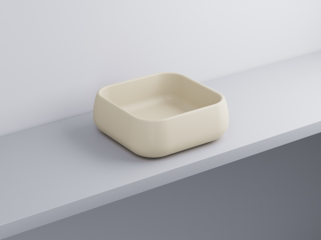 SHLAA40-LN Раковина накладная прямоугольная 40 cielo Shui Ceramica Cielo