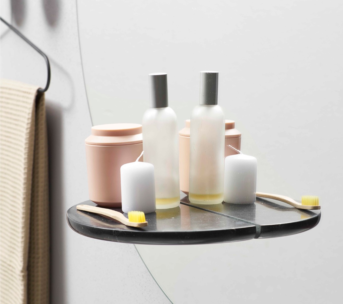 Ex.T Float Настенное зеркало с полкой и светильником EXSPFLOATCAR  - Вид №4