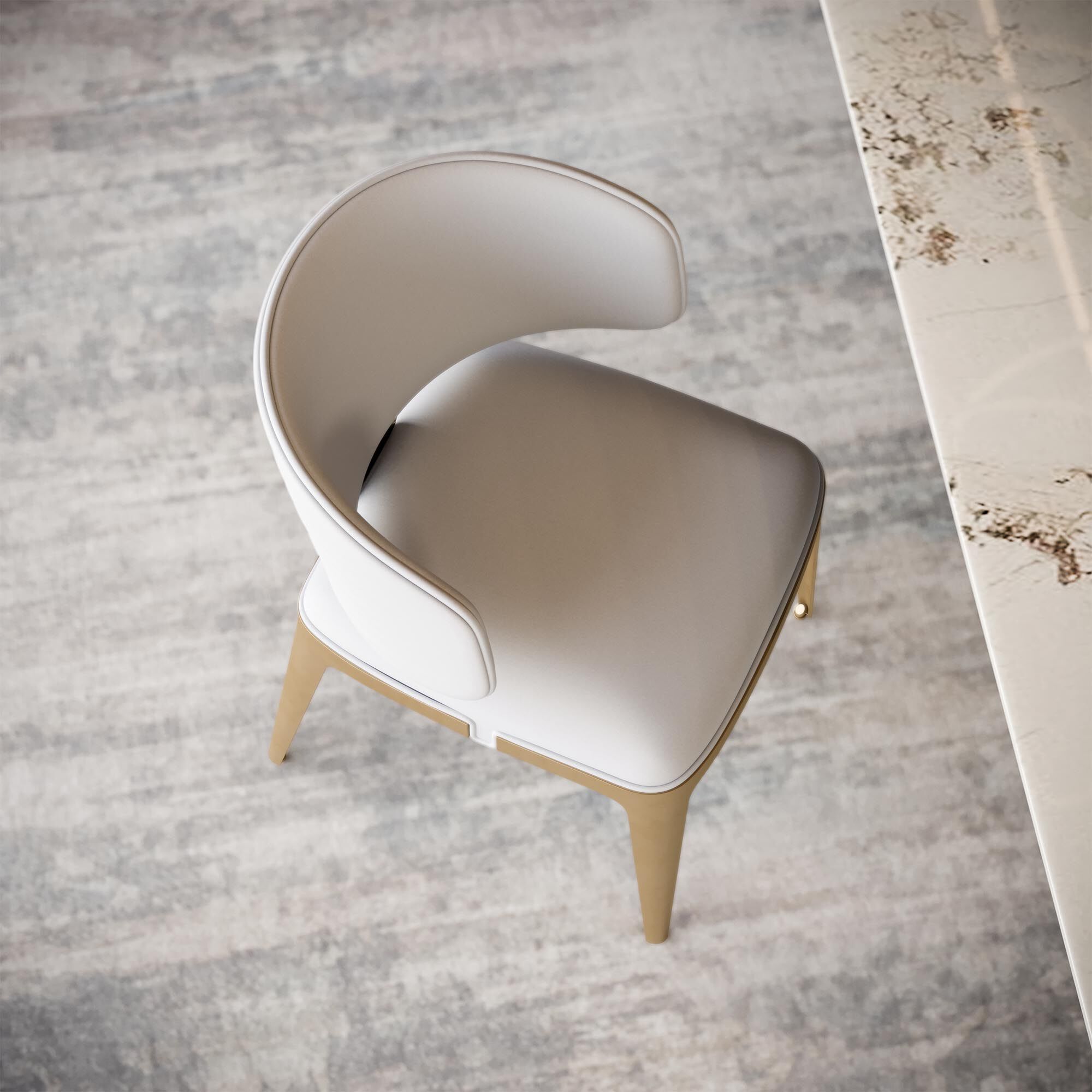 Стул из искусственной кожи GIULIA GRILLO LA CONTEMPORANEA ARCH-00048098 - Вид №6