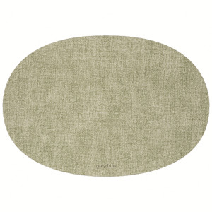 22604660 Салфетка подстановочная овальная двухсторонняя fabric, мятная Guzzini