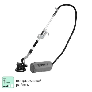 Машина шлифовальная для стен и потолков сетевая Deko DKWS1050, 1050 Вт, 225 мм
