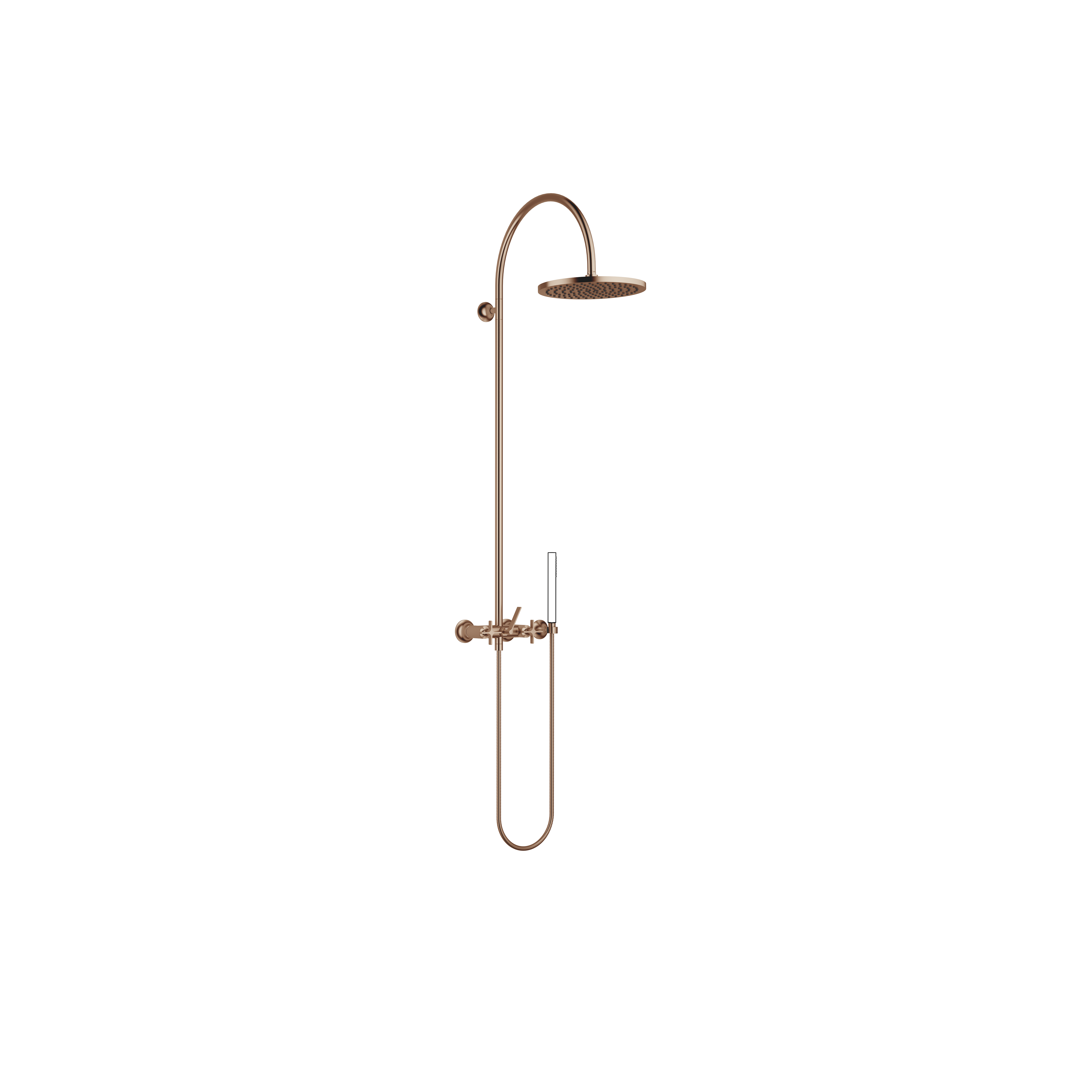 VAIA Showerpipe со смесителем для душа без ручного душа - матовая бронза DornBracht 26632809-42
