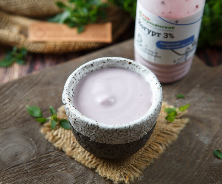 4344 Йогурт с черникой Вкусляндия  - Вид №2