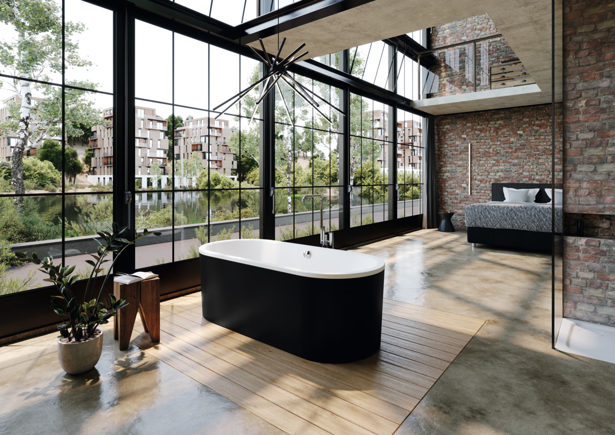 Ванна KALDEWEI Сталь эмалированная 111-7 294 черный матовый 100 111-7294 - Вид №5