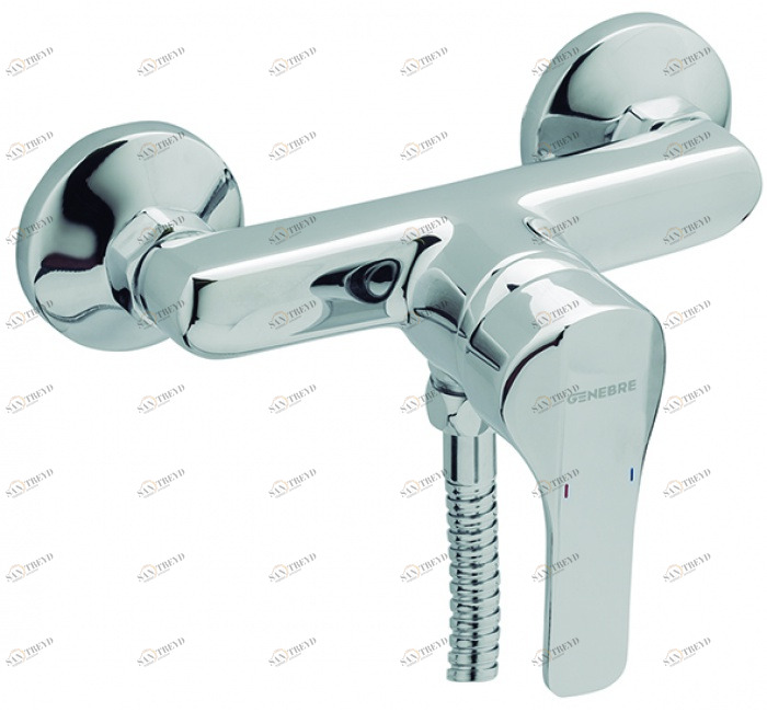 GENEBRE 60110 28 45 66 Смеситель для душа, однорычажный, с комплектом 