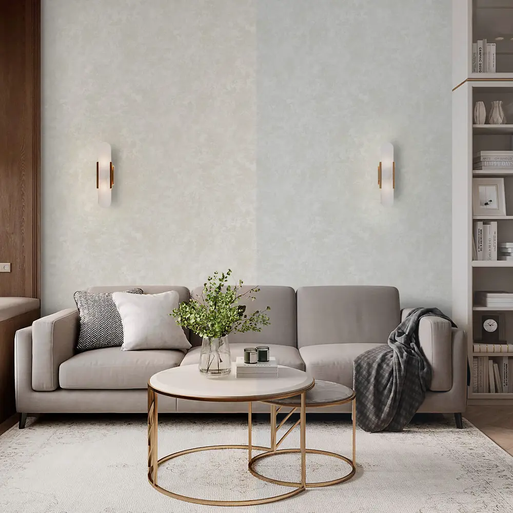 Wallsecret Lardini: флизелиновые обои бежевые с текстурой тиснения 89395595 STLM-1576767 - Вид №5