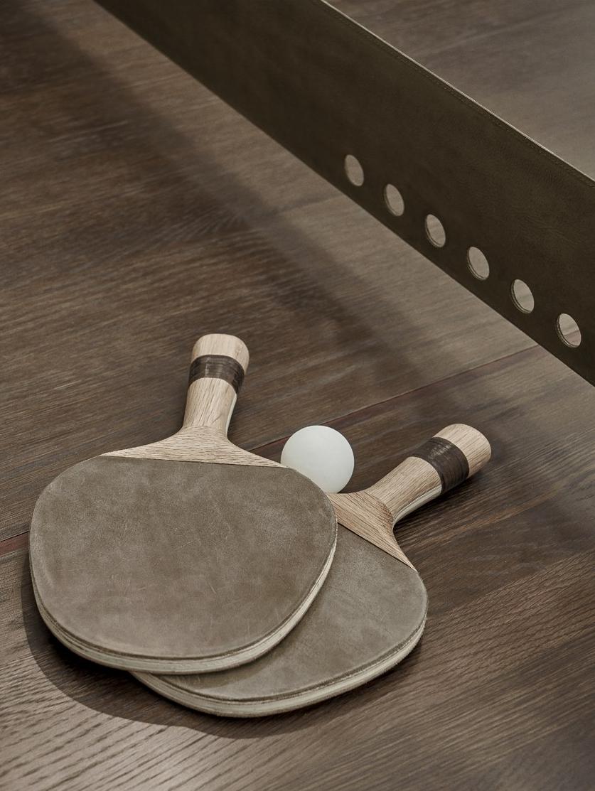 District Eight Прямоугольный стол для пинг-понга из дуба и чугуна  M0251  - Вид №4