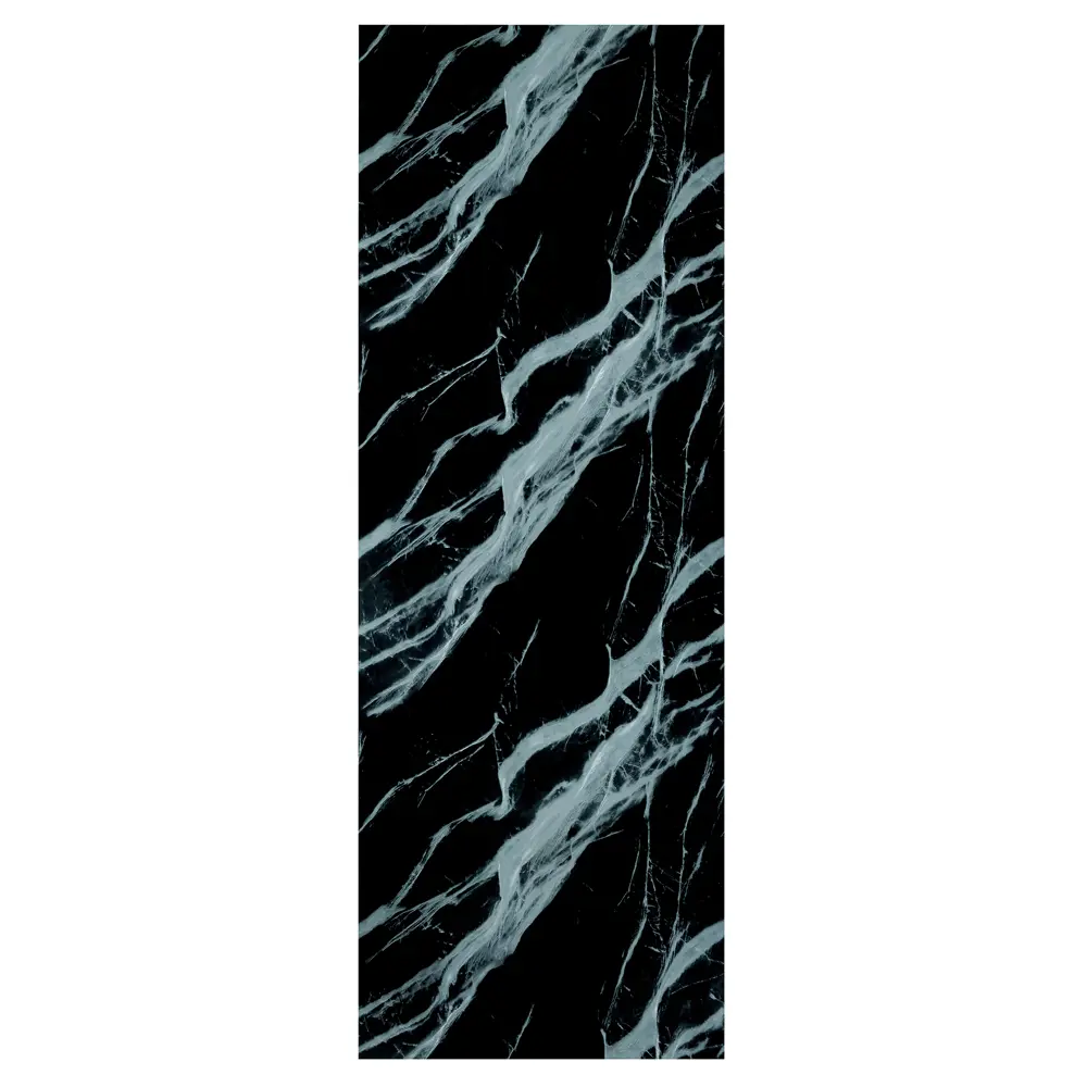 LAKO DECOR Стеновая панель ПВХ Мрамор Сарда черная глянцевая 3х0.6 м 89415801 STLM-1569008 - Вид №7