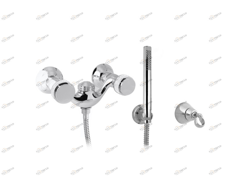 071419.H00.50 Смеситель для душа со сваровски Яркий хром Mestre 