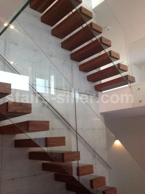 Siller Treppen Консольная лестница из дерева и стекла Cantilevered stairs sun-id-1388106 - Вид №1