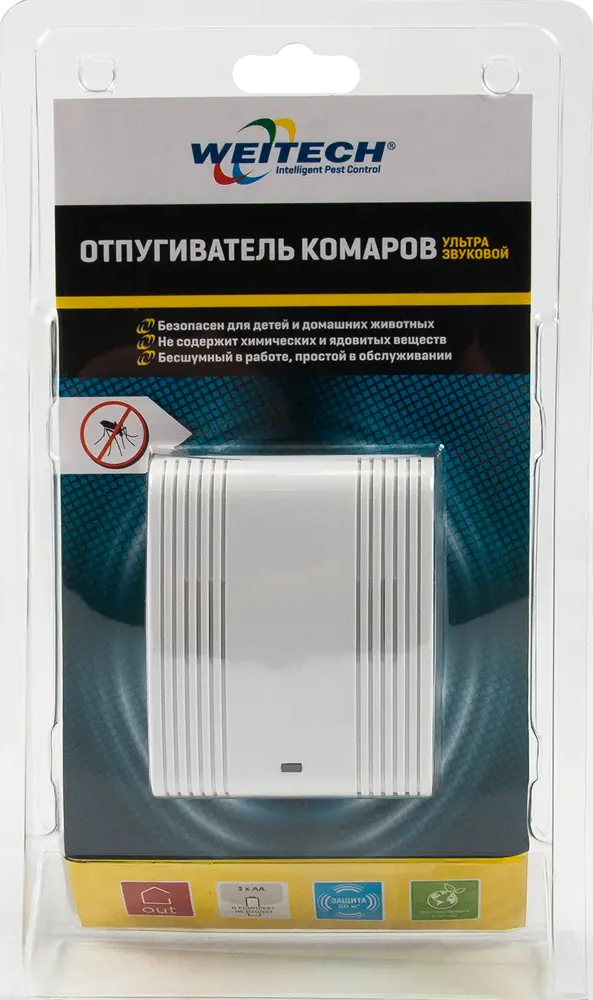 Ультразвуковой отпугиватель Weitech WK0029 для защиты от насекомых 82309069
