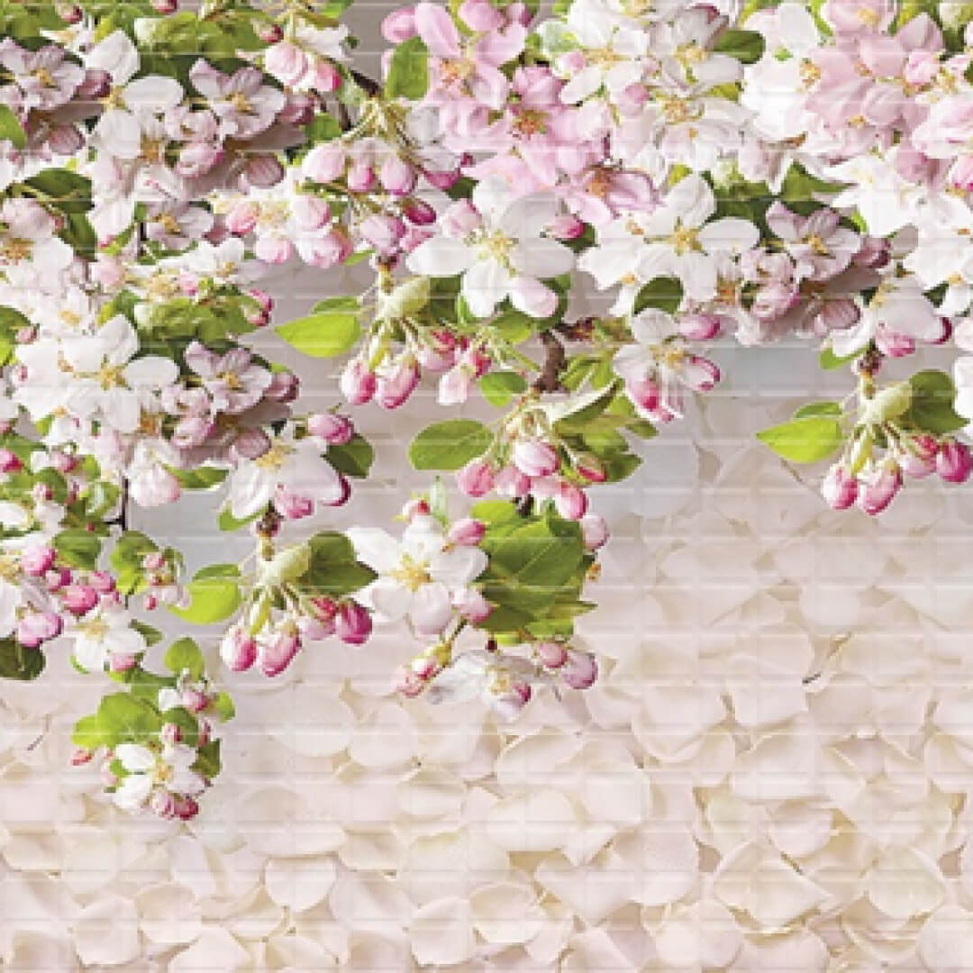 Панель ПВХ 0,3 мозаика Цветущая сирень STELLA STSR-758