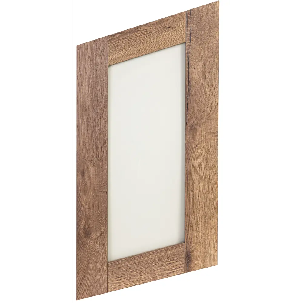 Фасад кухонный DELINIA ID со стеклом Рошаль 39,7×76,5 см 86881245 STLM-0881218