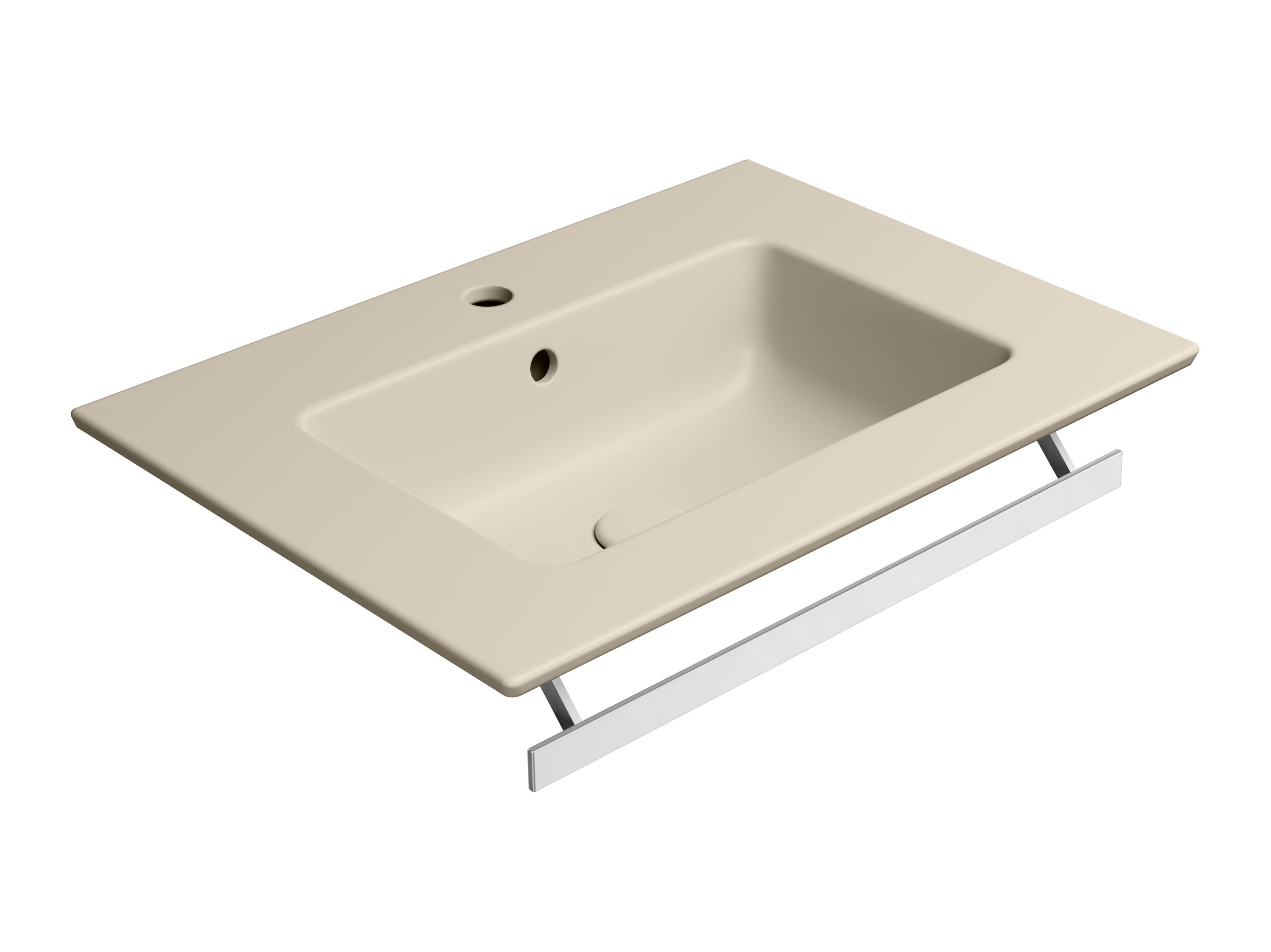 Прямоугольная раковина с держателем для полотенец GSI ceramica чистый ARCH-00106489 - Вид №9