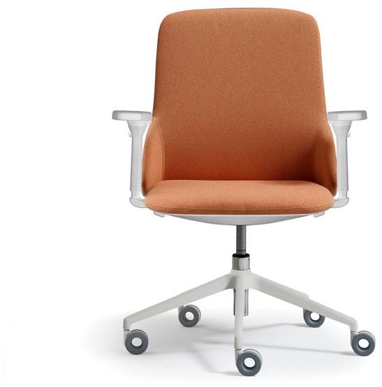 Quinti Sedute Поворотное офисное кресло из ткани с 5 спицами на колесиках Deep sun-id-1361811 - Вид №2