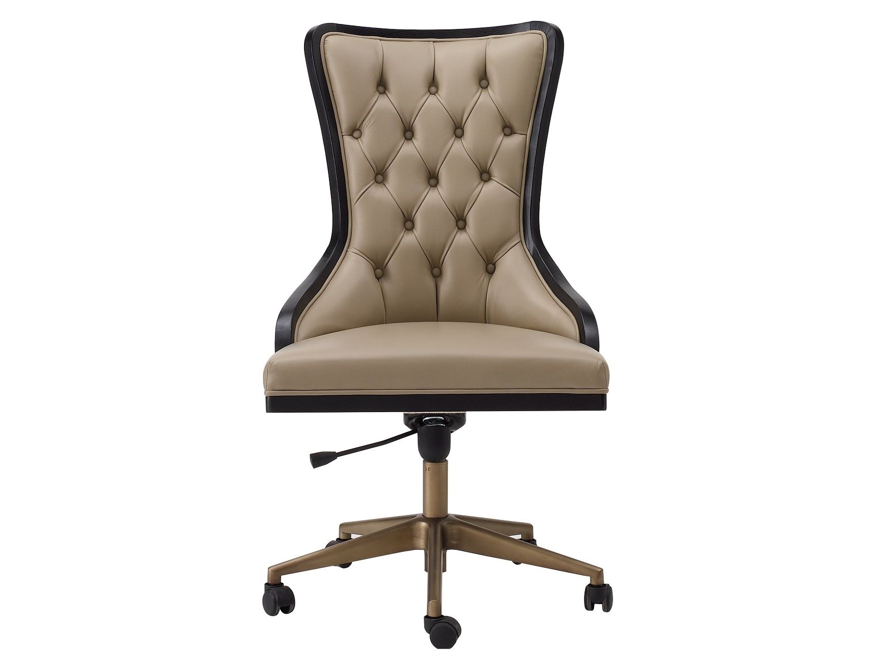 Кожаный стул capitonné с колесами A.R. Arredamenti Dilan ARCH-00052076