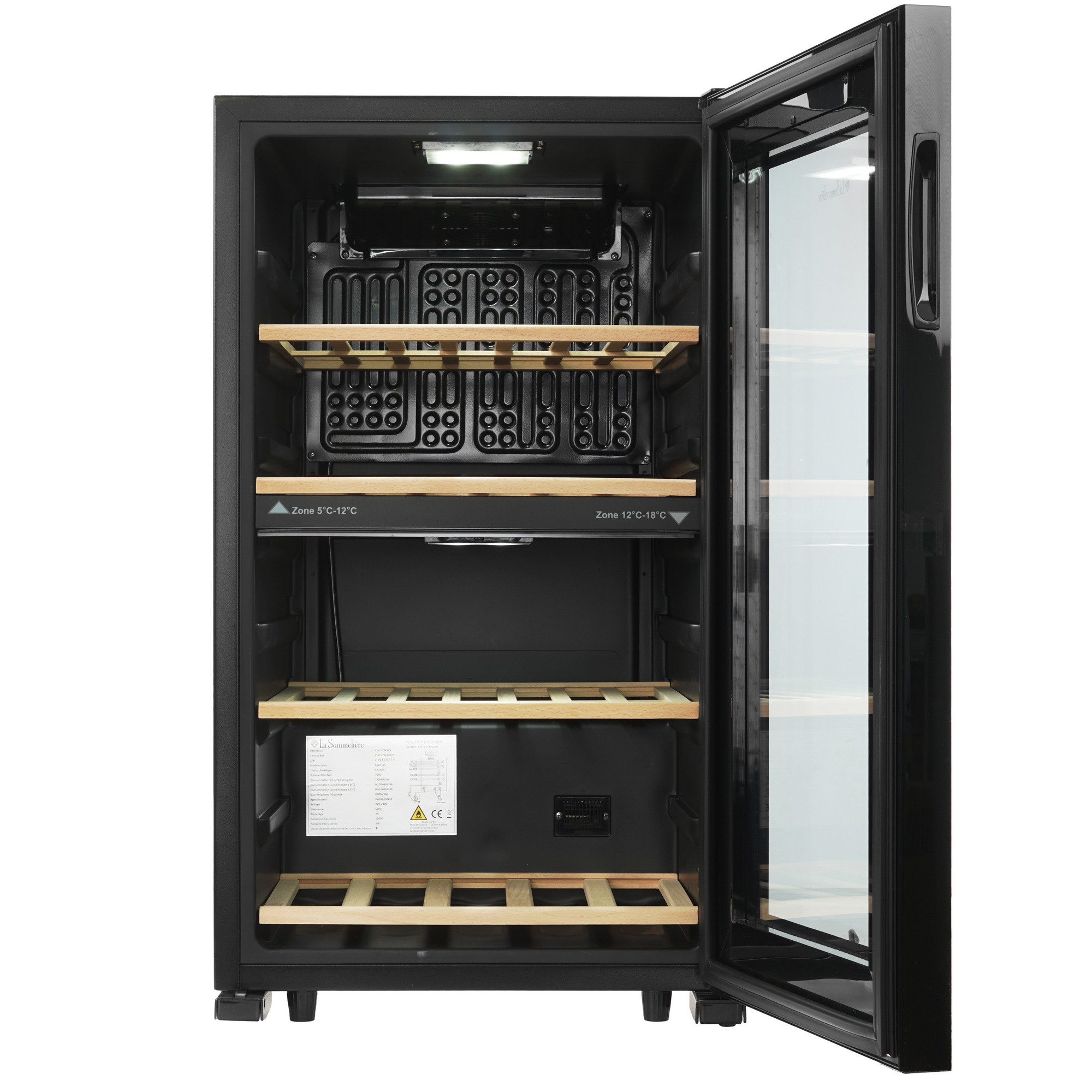 9013497 Винный шкаф LaSommeliere LS51.2ZBLACK черный STDN-0104698 - Вид №2