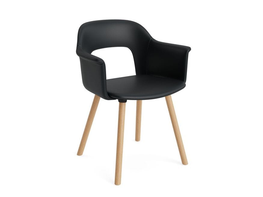 Мягкое кресло с открытой спинкой с подлокотниками Hay макет ARCH-00068393 - Вид №33