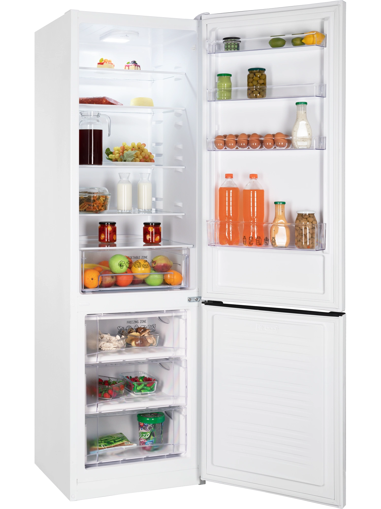 9291853 Холодильник с морозильником   NORD NRB 134 W белый STDN-0030559 - Вид №1