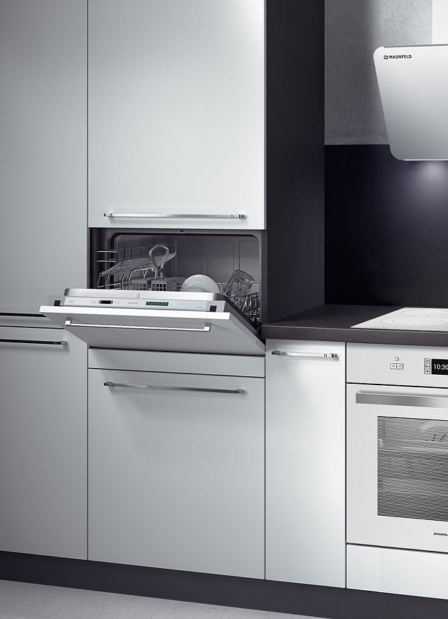 MLP 06IM Посудомоечная бытовая машина mlp-06im/ полноразмерная, • тип установки: встраиваемая компактная 55см • количество комплектов: 6 • управление: электронное сенсорное с цифровым дисплеем • количество программ: 6 (интенсивная, стандартная, экономи чн Santreyd  - Вид №13