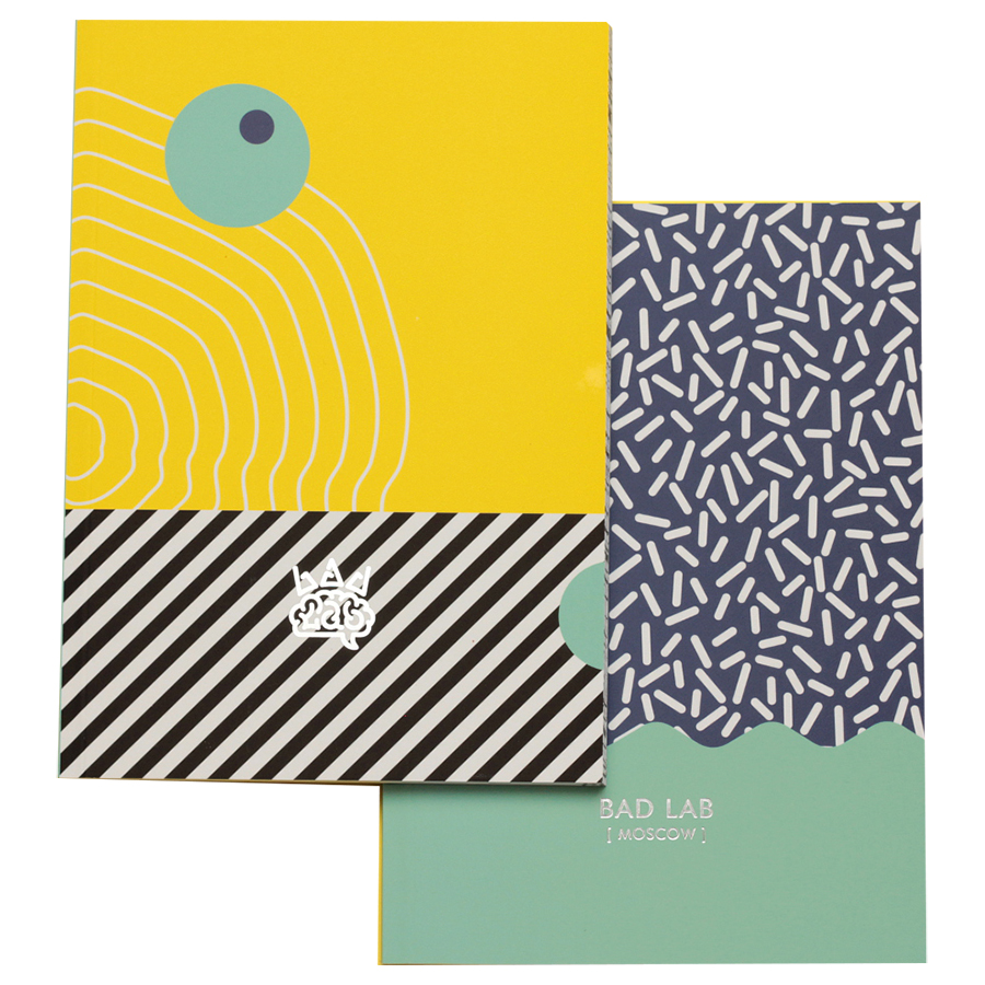0213 Блокнот а5 memphis - ripple BadLab 