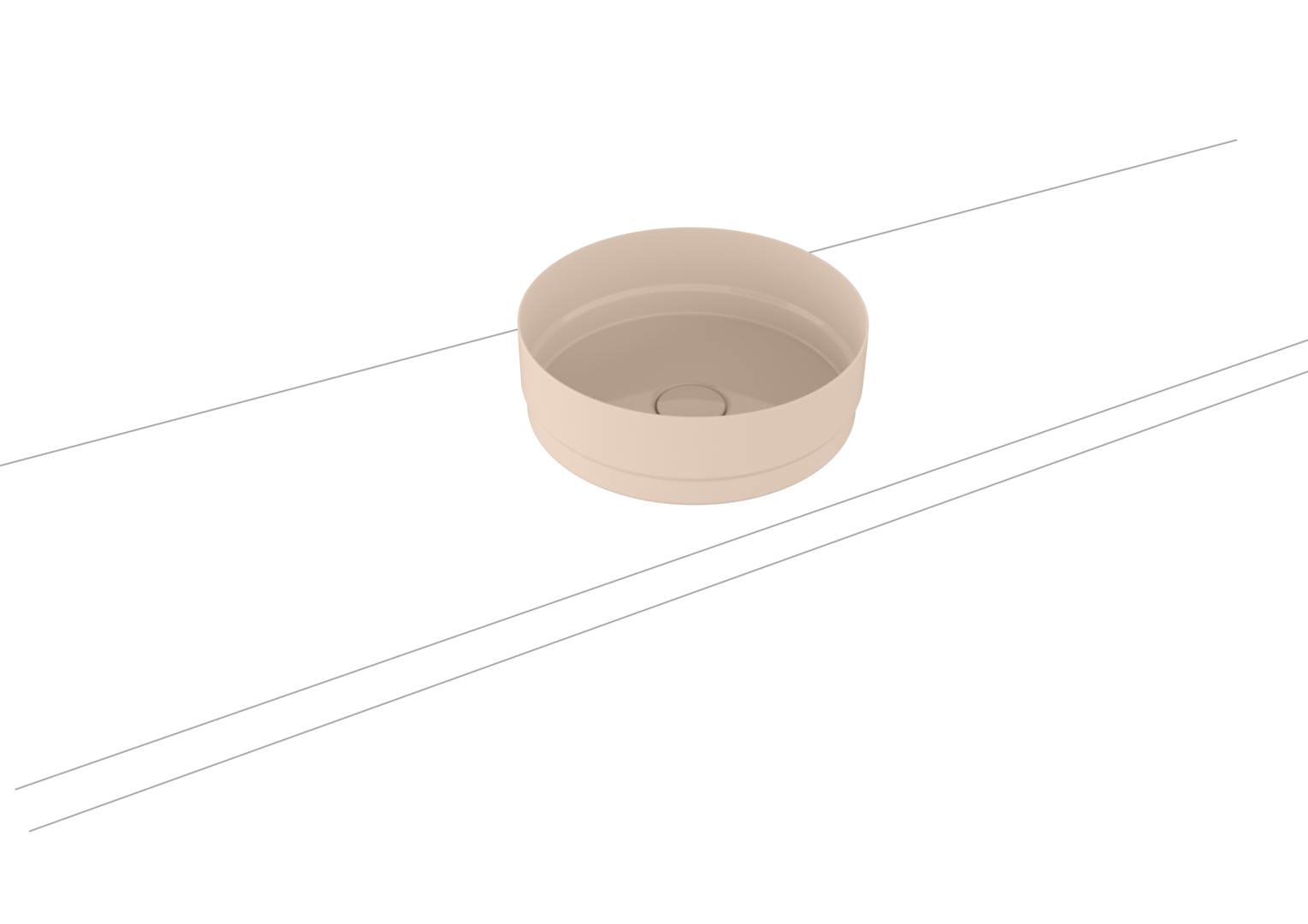 Умывальник KALDEWEI Сталь эмалированная 3191 24 багамский бежевый 319124