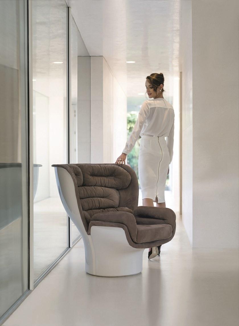 Longhi Поворотное кожаное кресло Loveluxe X 105 - Вид №6