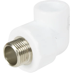 Угол комбинированный 90° РВК 1/2"x20 мм НР полипропилен 021002