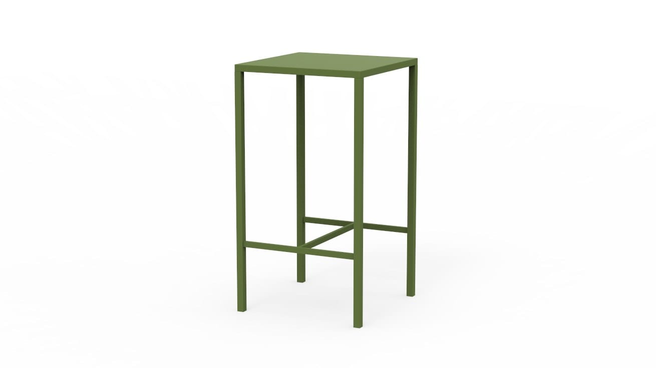 Высокий квадратный металлический садовый стол Vermobil SEASIDE ARCH-00134681 - Вид №12