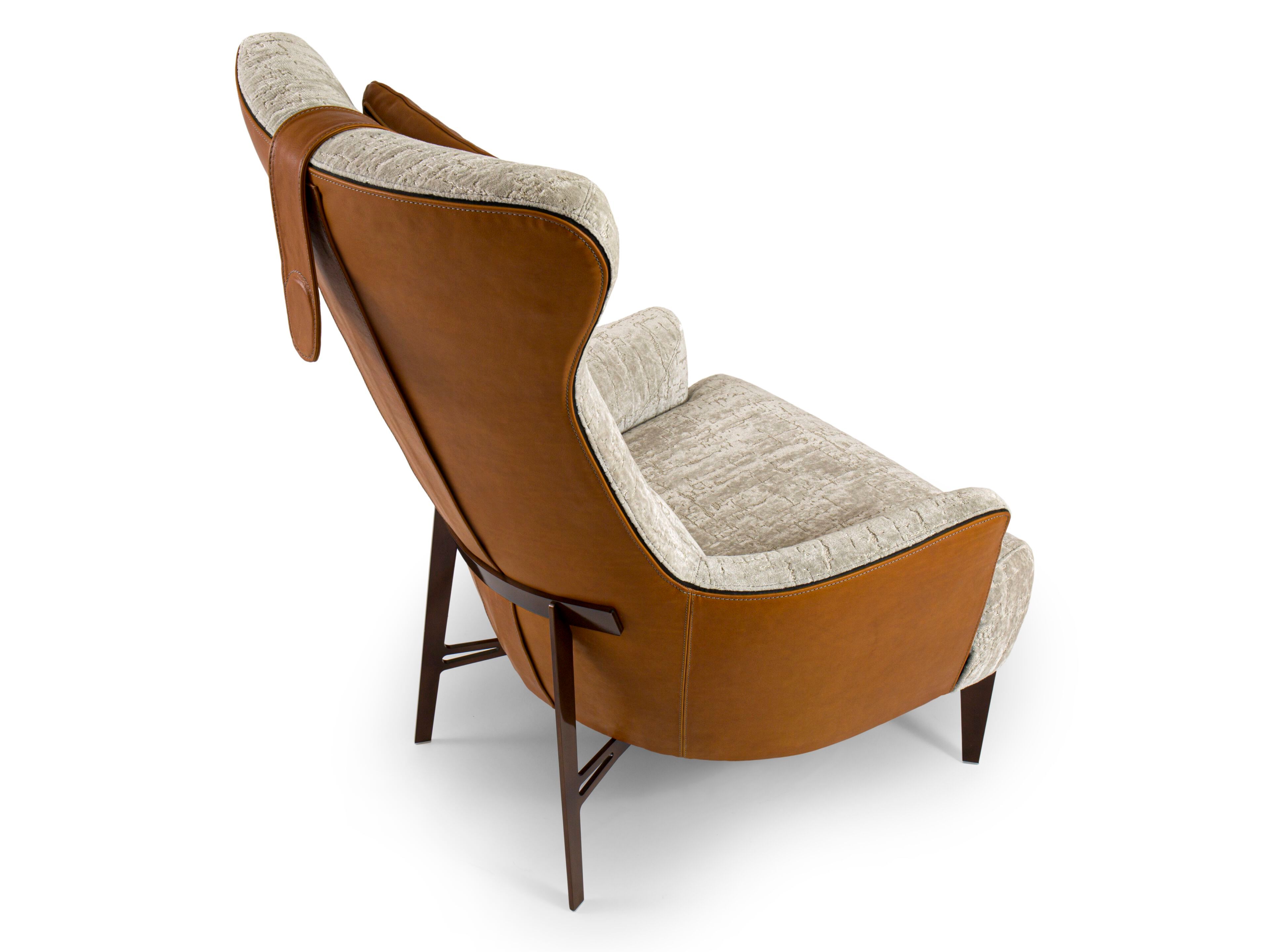 Бархатное кресло bergère Borzalino MIA ARCH-00088877 - Вид №3